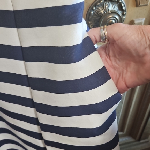 Kate Spade Never Worn New With Tags Size 0 Navy and White Striped Mini Dress - Picture 16 of 16